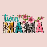 Twin Mama With Flowers Premium Sweatshirt | Teevron