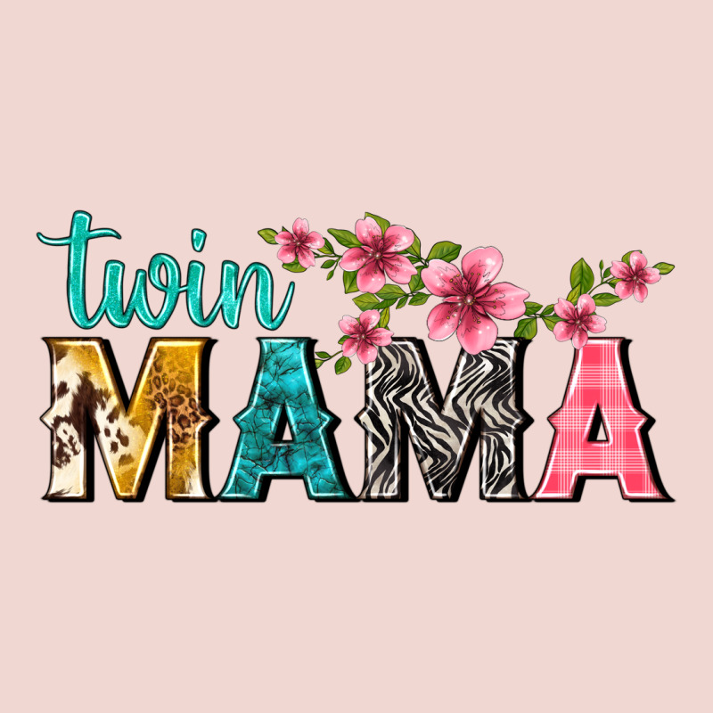 Twin Mama With Flowers Premium Sweatshirt by texasbilliewilder | Teevron