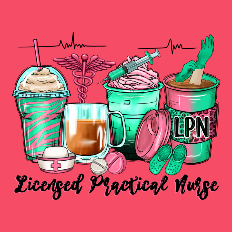 Licensed Practical Nurse Coffee Cups Premium Sweatshirt by Zillion Design Studio | Teevron