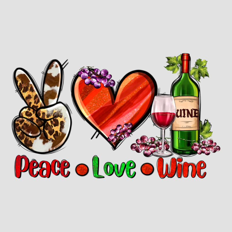 Peace Love Wine Premium Hoodie by AdoDesignShop | Teevron