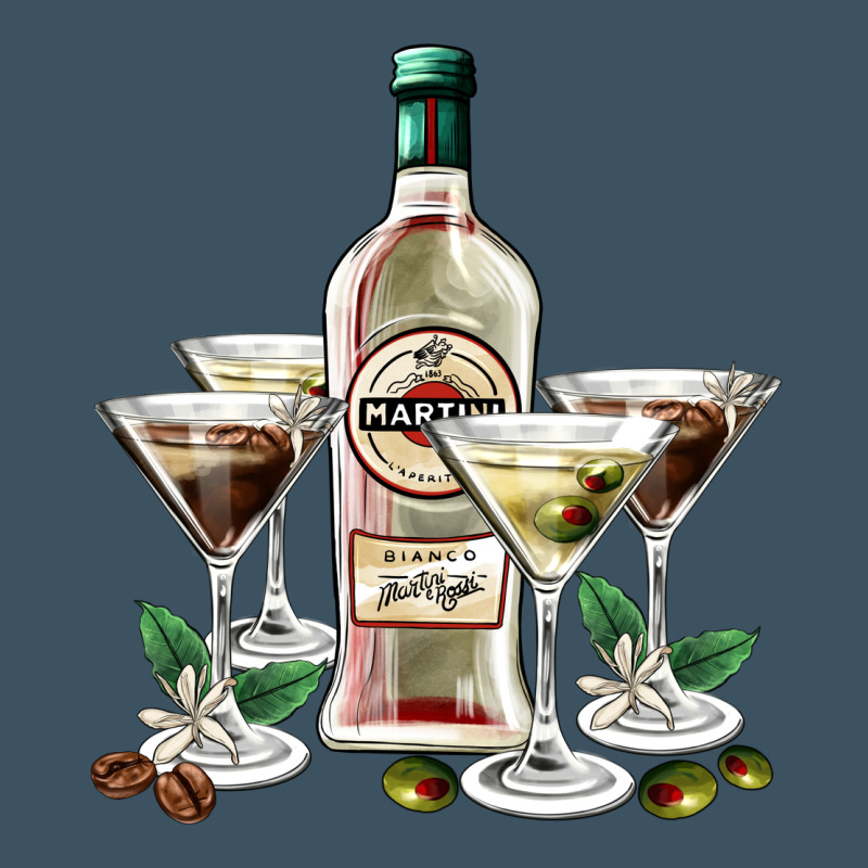 Martini Glasses And Martini Bottle Urban Hoodie by AdoDesignShop | Teevron