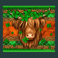 St Patricks Day Long Haired Cow Premium Hoodie | Teevron