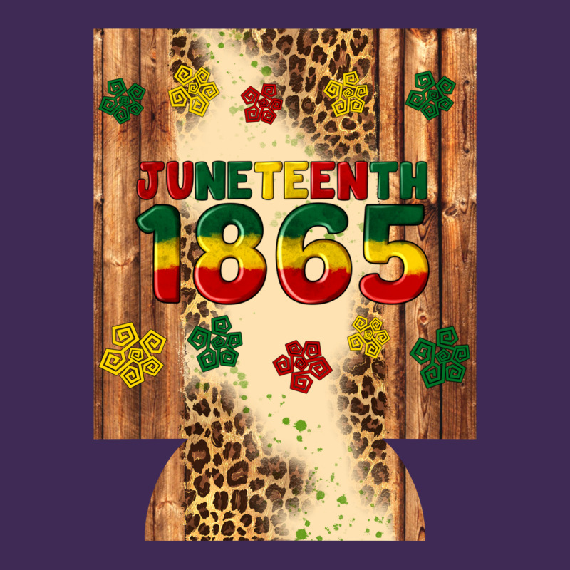Juneteenth 1865 12 Oz Can Cooler (regular) Premium Hoodie by Artiststas | Teevron