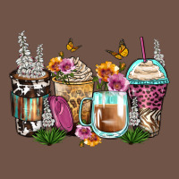 Floral Coffee Cups Premium Sweatshirt | Teevron