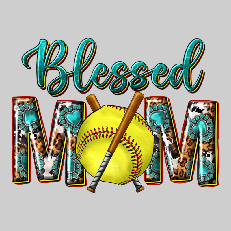 Western Blessed Mom With Softball Premium Sweatshirt by texasbilliewilder | Teevron