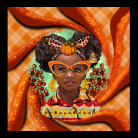 Fall African Girl Ladies Tee | Teevron