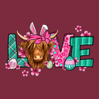 Love Easter Floral Longhaired Cow Premium Hoodie | Teevron