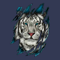 White Tiger Scratch Mark Heavyweight Hoodie | Teevron