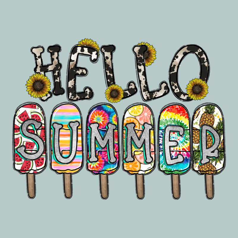 Name Vibrant Summer Greeting With Popsicles Heavy Core Tee by CowhideDigitalArt | Teevron