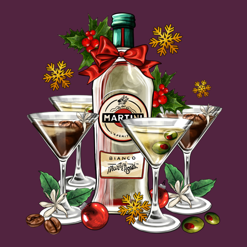 Christmas Martini  And Martini Bottle Urban Hoodie by AdoDesignShop | Teevron