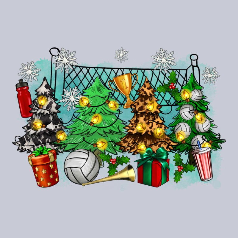 Christmas Trees With Tennis Heavyweight Hoodie by Zillion Design Studio | Teevron