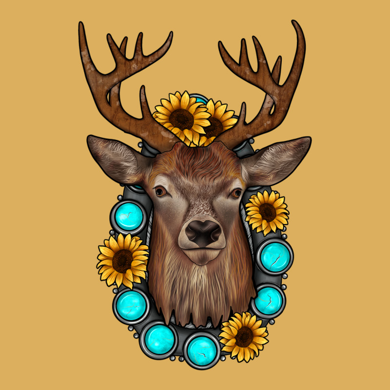 Deer Gemstone Sunflower Premium Hoodie by JahusDesignShop | Teevron