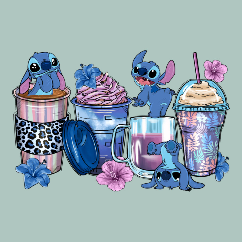 Stitch Coffee Cups Premium Sweatshirt by Zillion Design Studio | Teevron