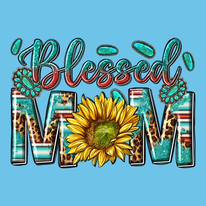 Western Blessed Mom With Sunflower Premium Sweatshirt by texasbilliewilder | Teevron