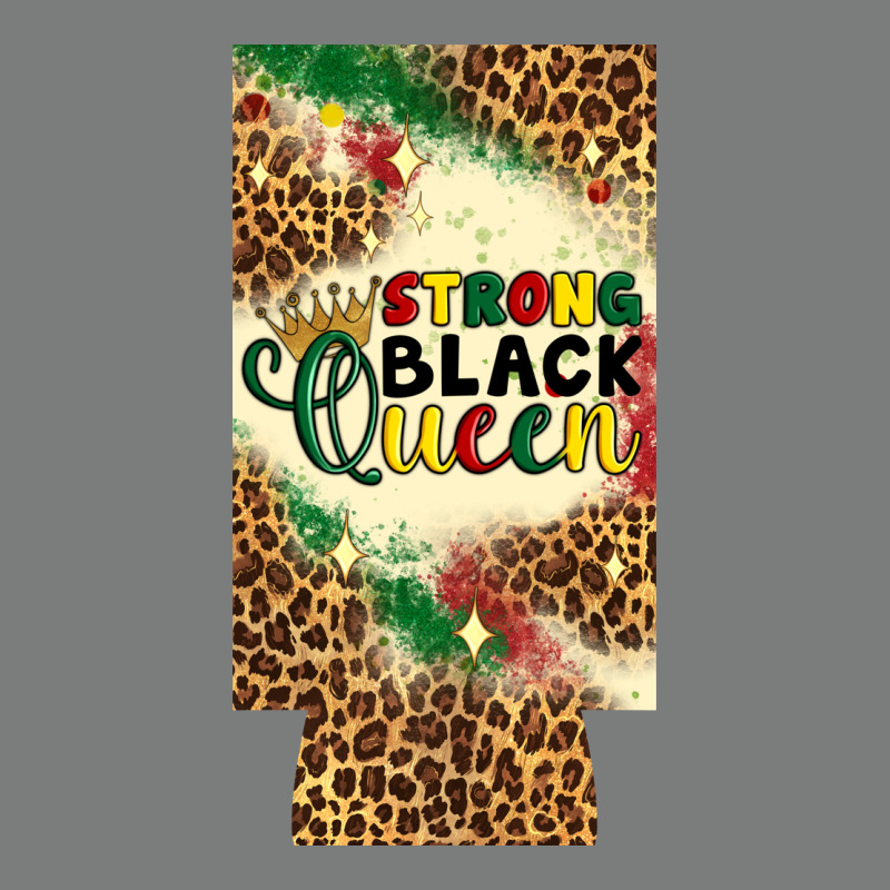 Strong Black Queen 12 Oz Can Cooler (slim) Premium Hoodie by Artiststas | Teevron