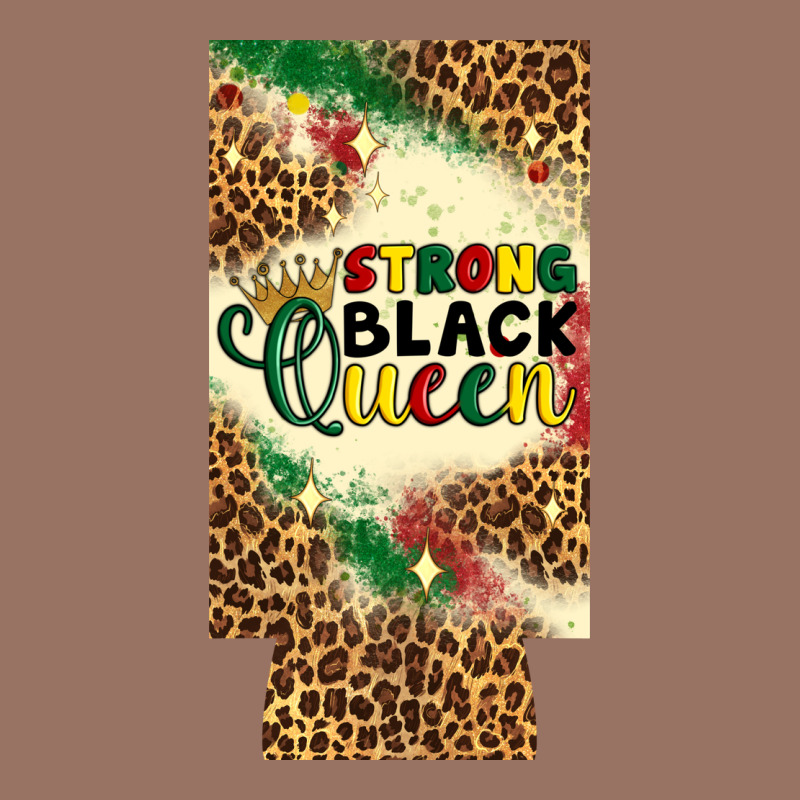 Strong Black Queen 12 Oz Can Cooler (slim) Premium Hoodie by Artiststas | Teevron