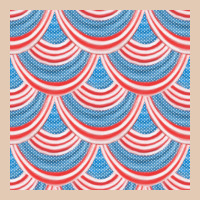 American Flag Seamless Pattern Urban Hoodie | Teevron