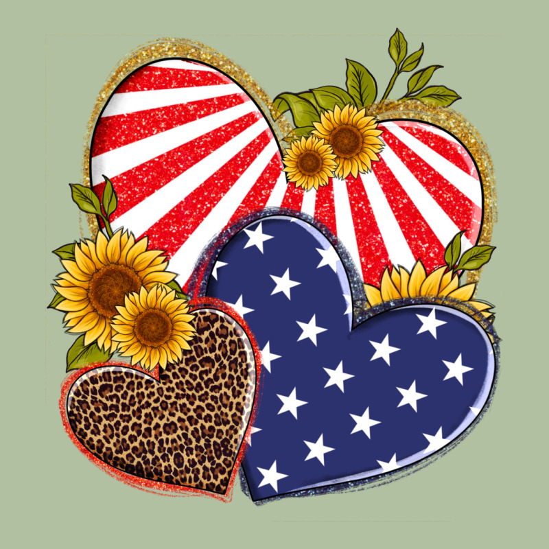 America Heart And Sunflower Urban Hoodie by Artiststas | Teevron