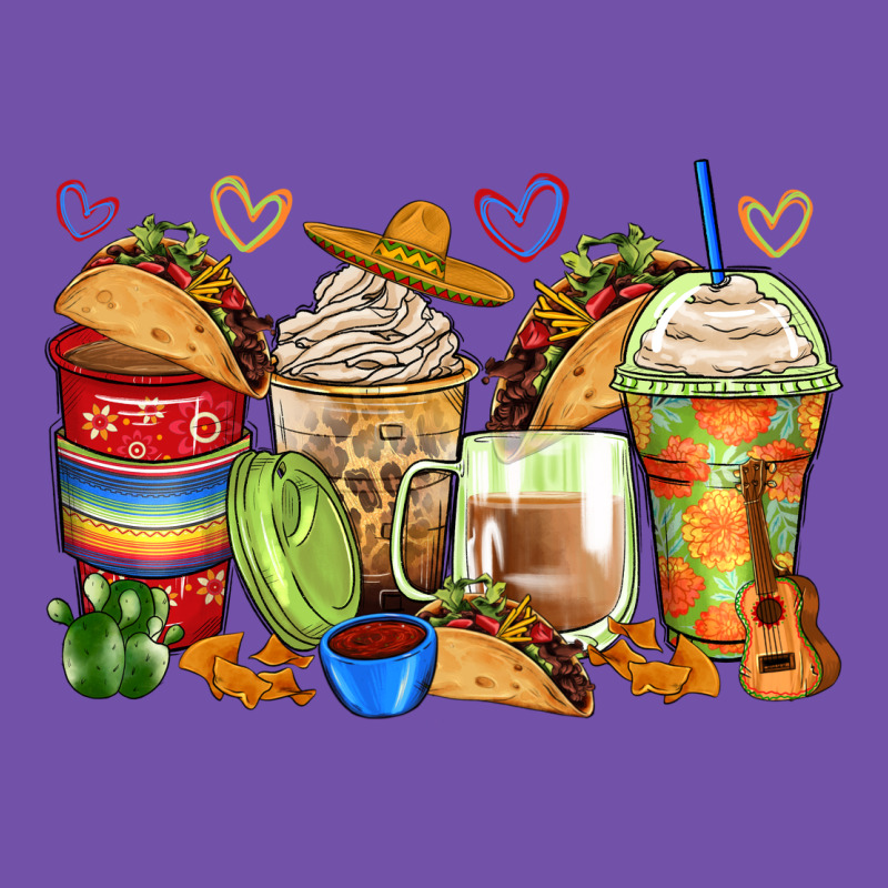 Tacos Coffee Cups Premium Sweatshirt by Zillion Design Studio | Teevron