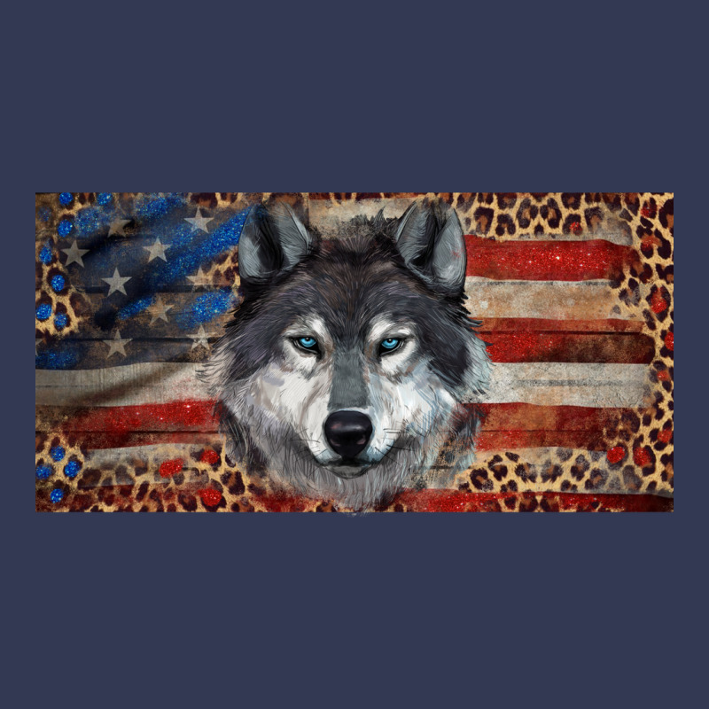 Wolf With American Flag And Leopard Heavyweight Hoodie by RanaPortraitStore | Teevron
