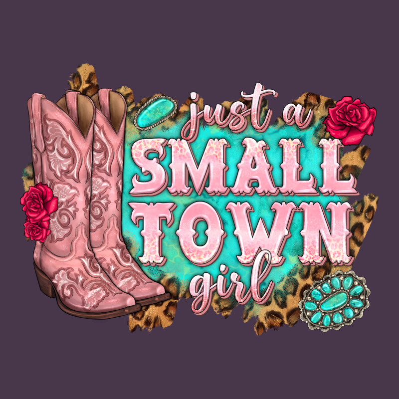 Just A Small Town Girl Cowgirl Boots Heavyweight Hoodie by texasbilliewilder | Teevron