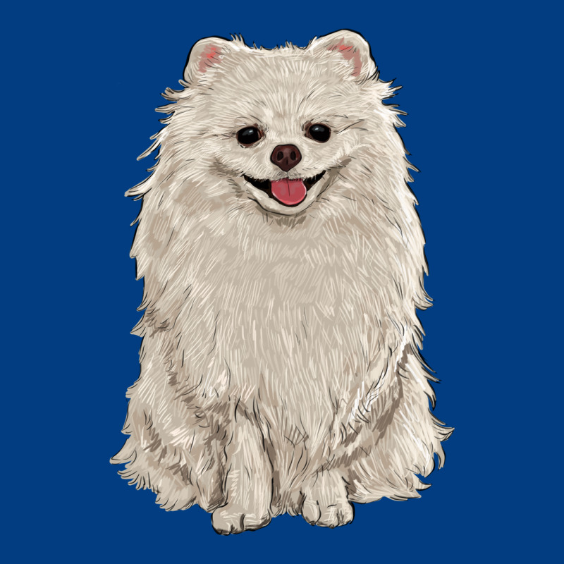 White Pomeranian Premium Sweatshirt by RanaPortraitStore | Teevron