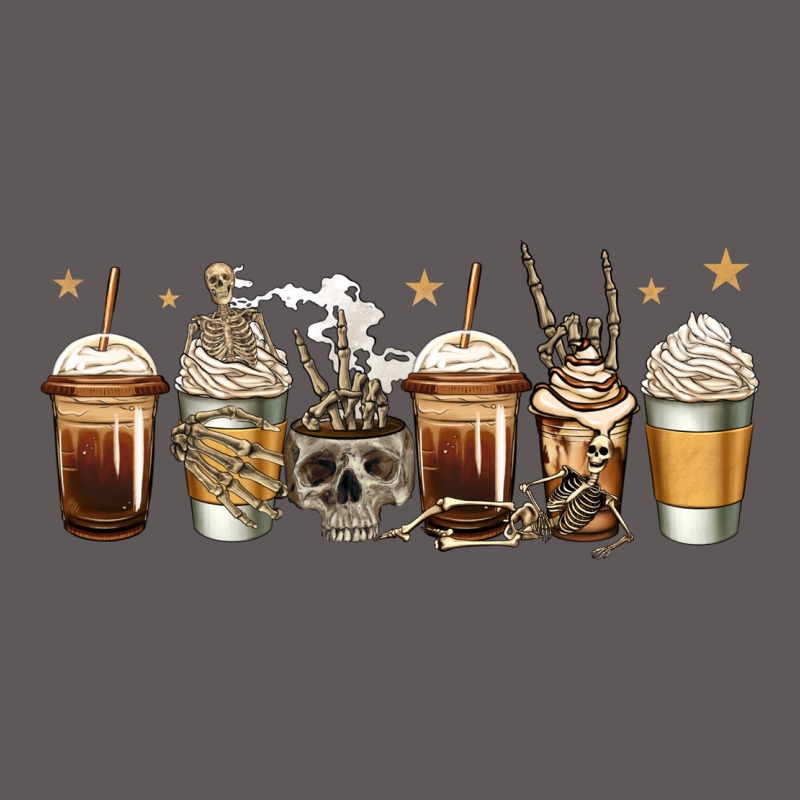 Skeleton Coffee Cups Premium Hoodie by Jasminsmagicworld | Teevron