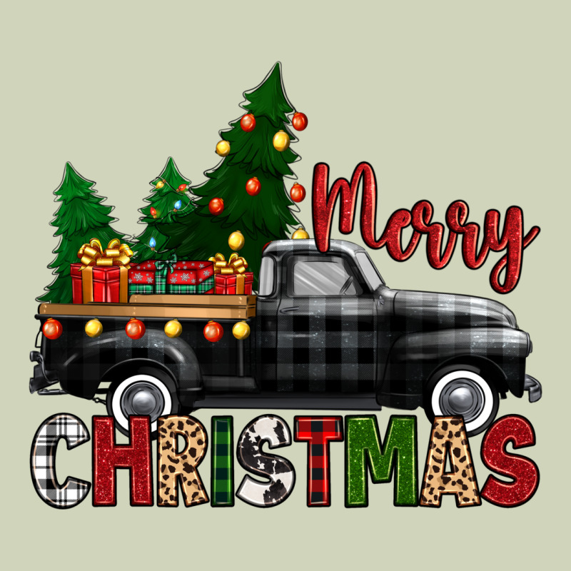 Merry Christmas With Black Truck Heavyweight Hoodie by Zillion Design Studio | Teevron