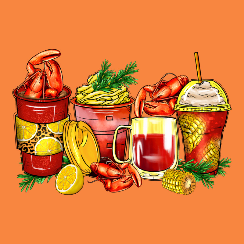Crawfish Coffee Cups Premium Sweatshirt by Zillion Design Studio | Teevron