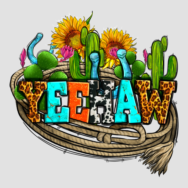 Yeehaw And Cactus With Horseshoe Premium Hoodie by AdoDesignShop | Teevron