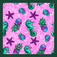 Summer Ocean Seamless Pattern Urban Hoodie | Teevron