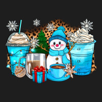 Winter Snowman Coffee Cups Heavyweight Hoodie | Teevron