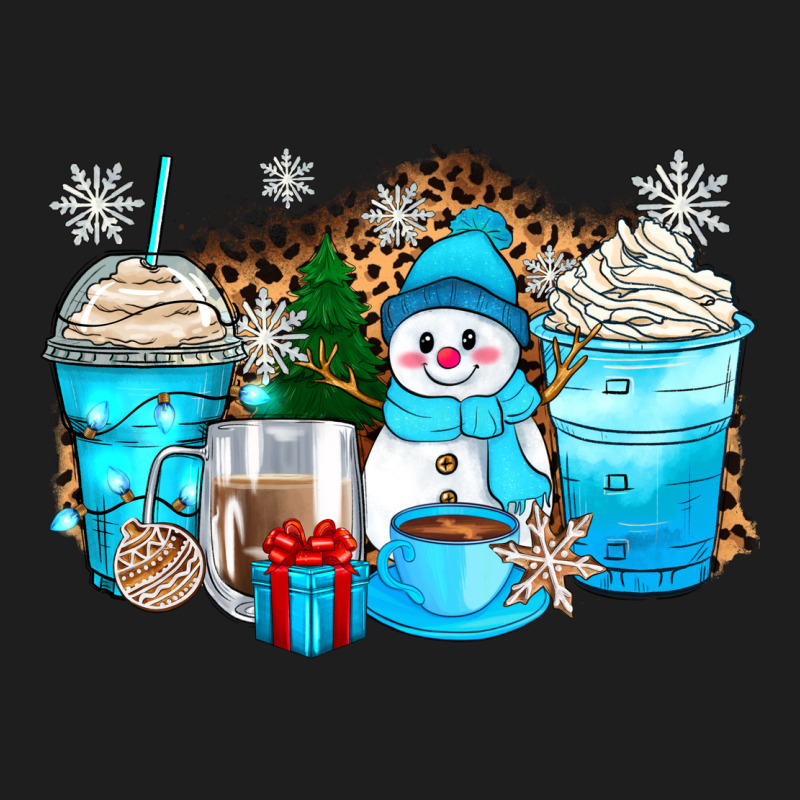 Winter Snowman Coffee Cups Heavyweight Hoodie by Zillion Design Studio | Teevron