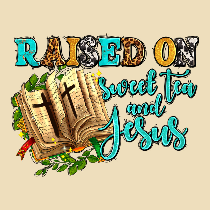 Raised On Sweet Tea And Jesus Premium Hoodie by AdoDesignShop | Teevron