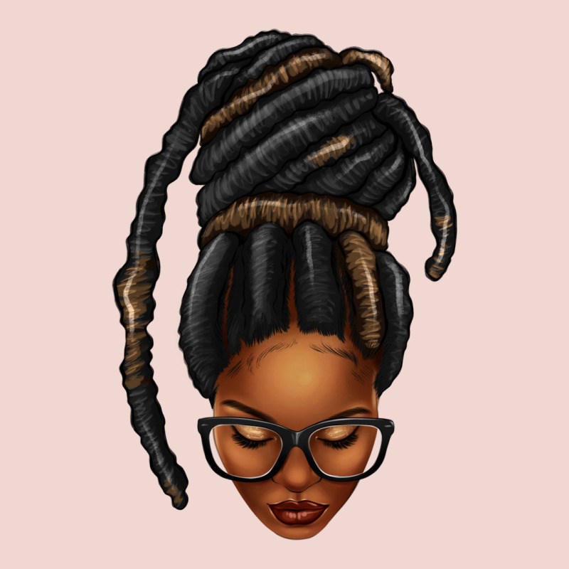 Afro Woman Faux Jumbo Locs Premium Sweatshirt by texasbilliewilder | Teevron