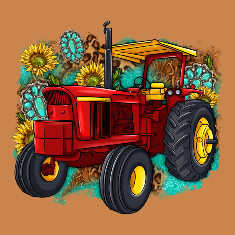 Western Tractor Heavyweight Hoodie by texasbilliewilder | Teevron