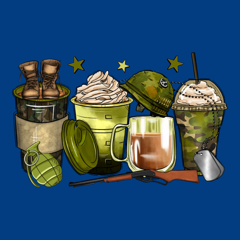 Army Coffee Cups Premium Sweatshirt by Zillion Design Studio | Teevron