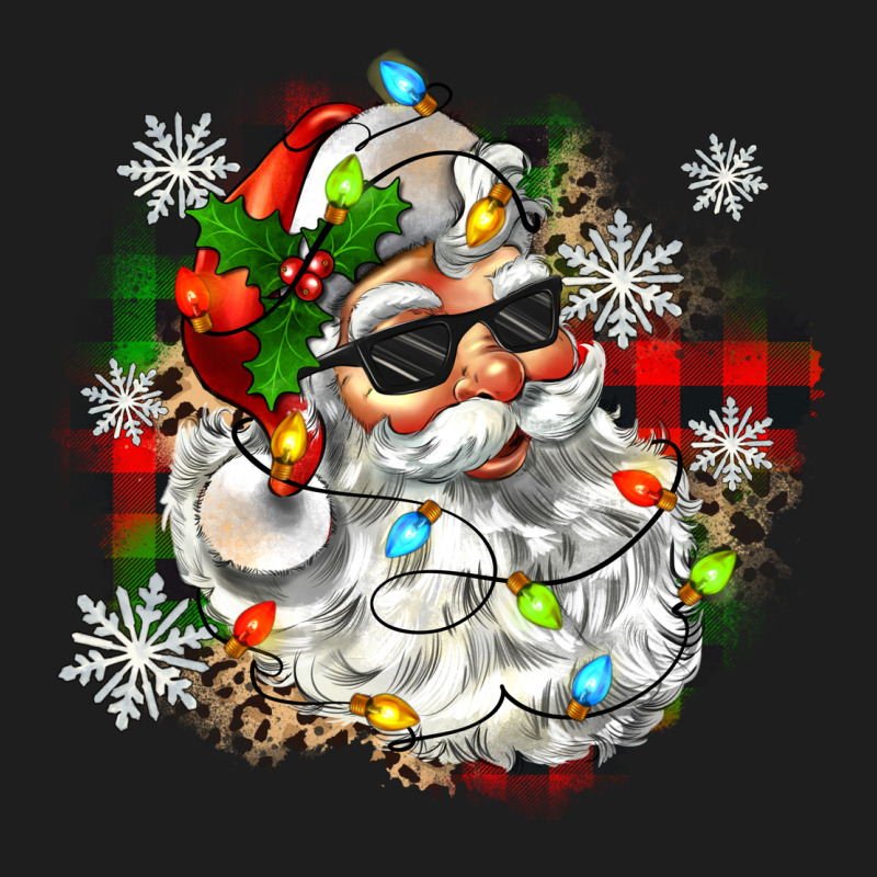 Santa With Sunglasses Christmas Heavyweight Hoodie by Zillion Design Studio | Teevron