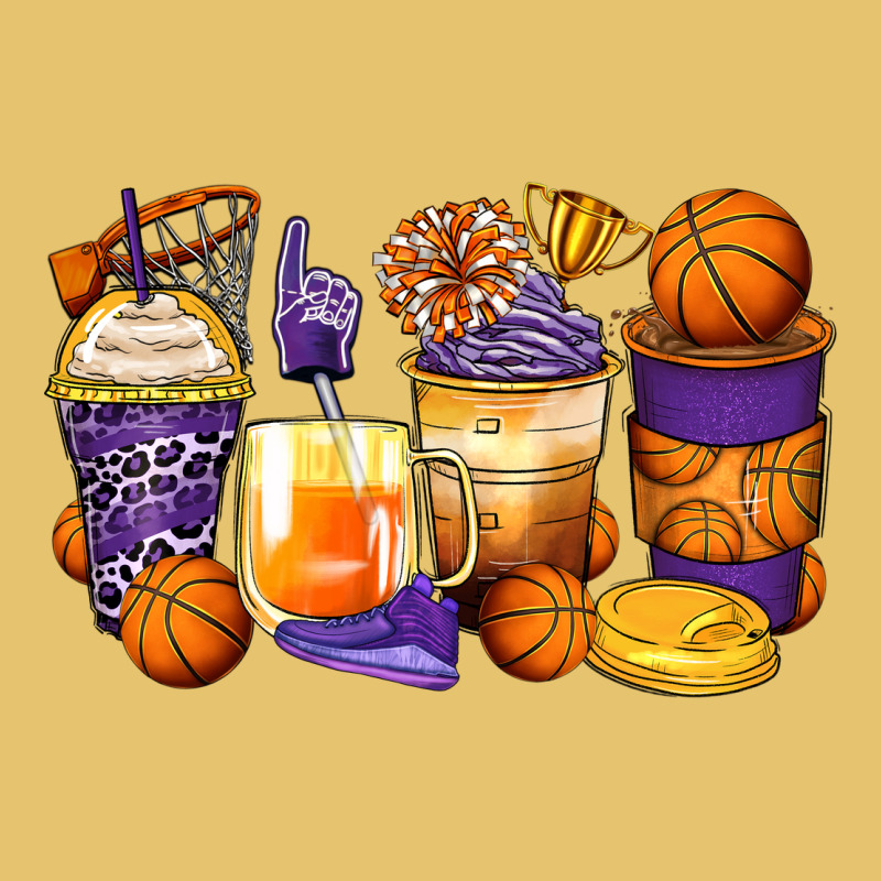 Basketball Coffee Cups Premium Sweatshirt by Zillion Design Studio | Teevron