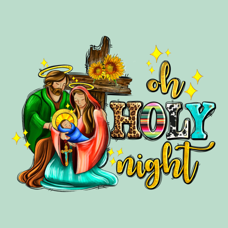 Oh Holy Night With Sunflower And Cross Premium Hoodie by AdoDesignShop | Teevron
