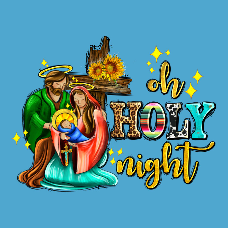 Oh Holy Night With Sunflower And Cross Premium Hoodie by AdoDesignShop | Teevron