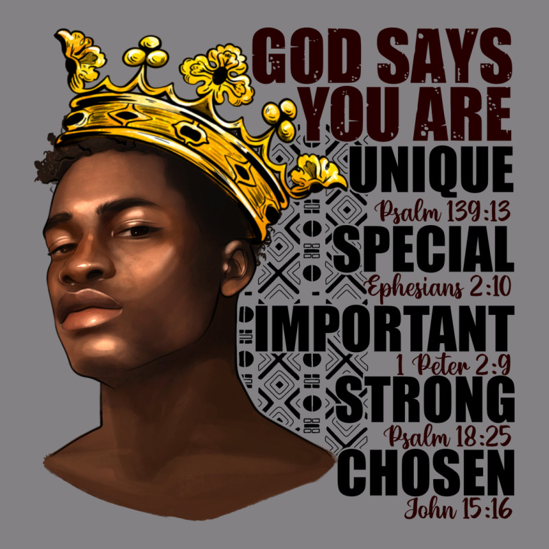 Afro Man God Says You Are Heavyweight Hoodie by texasbilliewilder | Teevron