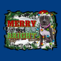Merry And Bright Pitbull With Farm Premium Sweatshirt | Teevron