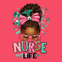 Afro Messy Bun Nurse Life Premium Sweatshirt | Teevron