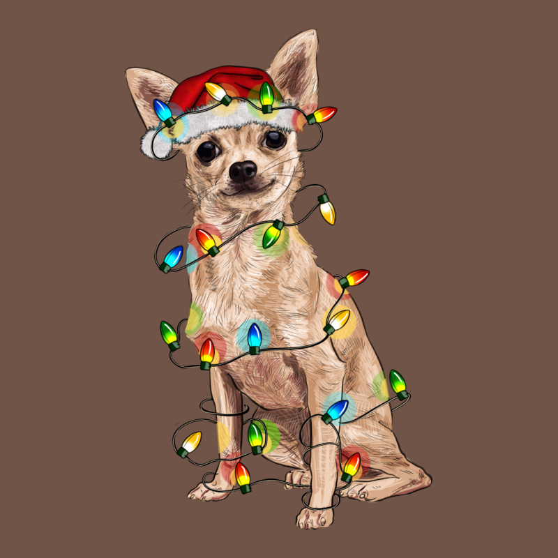 Chihuahua With Christmas Lights Premium Sweatshirt by RanaPortraitStore | Teevron