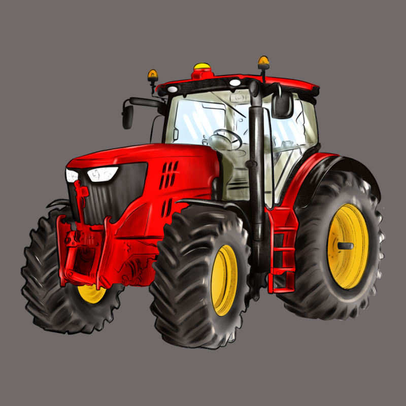 Western Farm Tractor Red Urban Hoodie by Artiststas | Teevron
