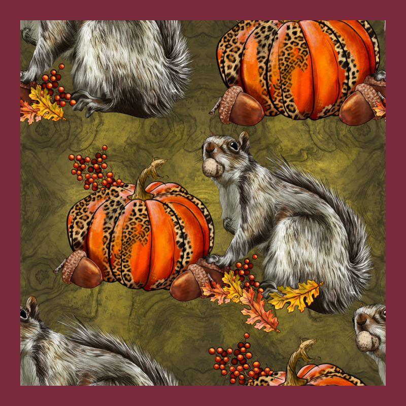 Squirrel Pumpkin Seamless Premium Hoodie by BundleAndBundleShop | Teevron