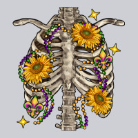 Mardi Gras Chest Sunflowers Skeleton Classic Tee | Teevron