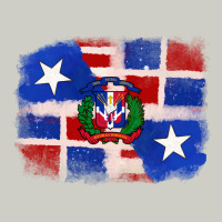 Dominican And Puerto Rico Flag Heavyweight Hoodie | Teevron