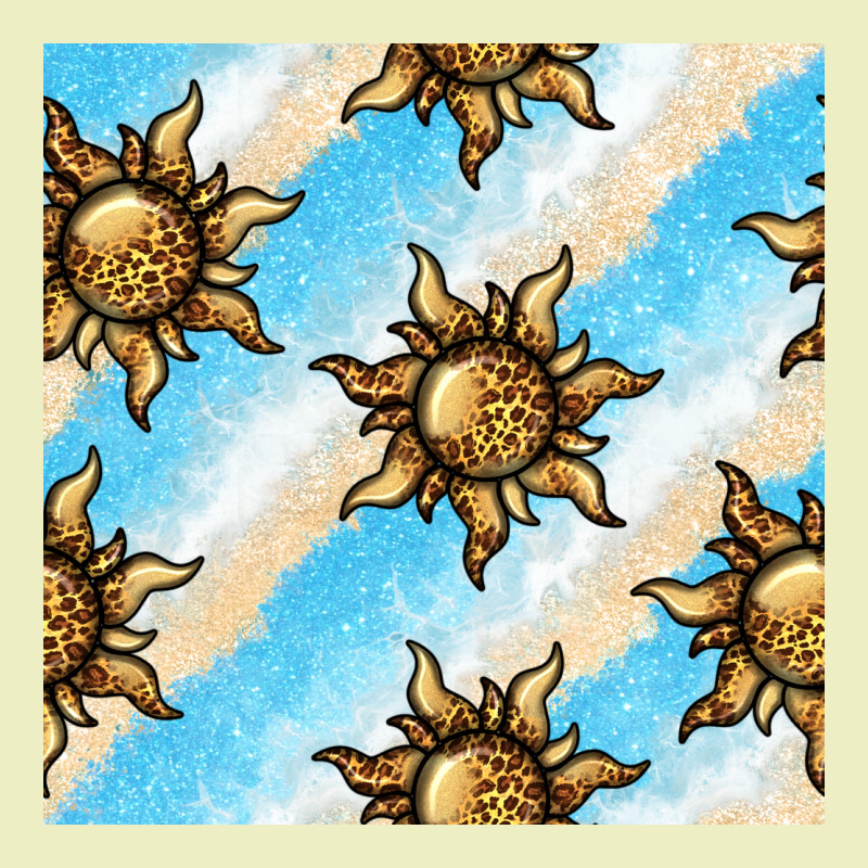 Leopard Sun Seamless Pattern Urban Hoodie by BundleAndBundleShop | Teevron